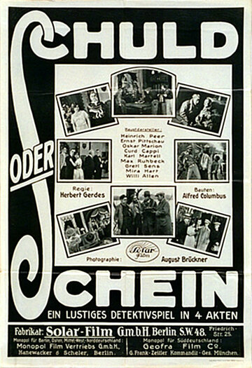 Schuld oder Schein трейлер (1921)