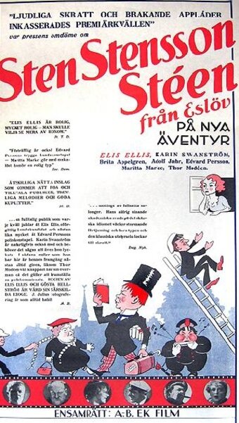Sten Stensson Stéen från Eslöv på nya äventyr трейлер (1932)